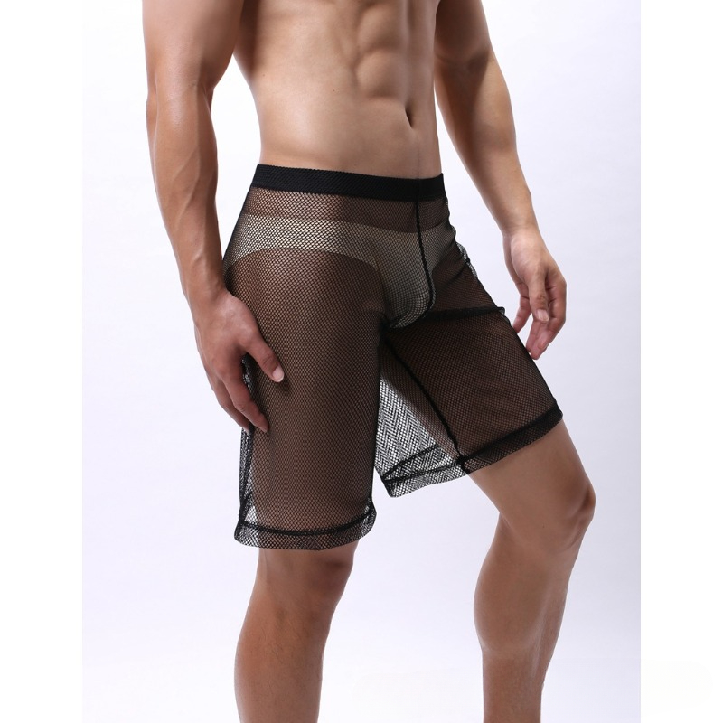 Pouch Boxer Pouch - Laagbouw mesh erotisch ondergoed voor mannen