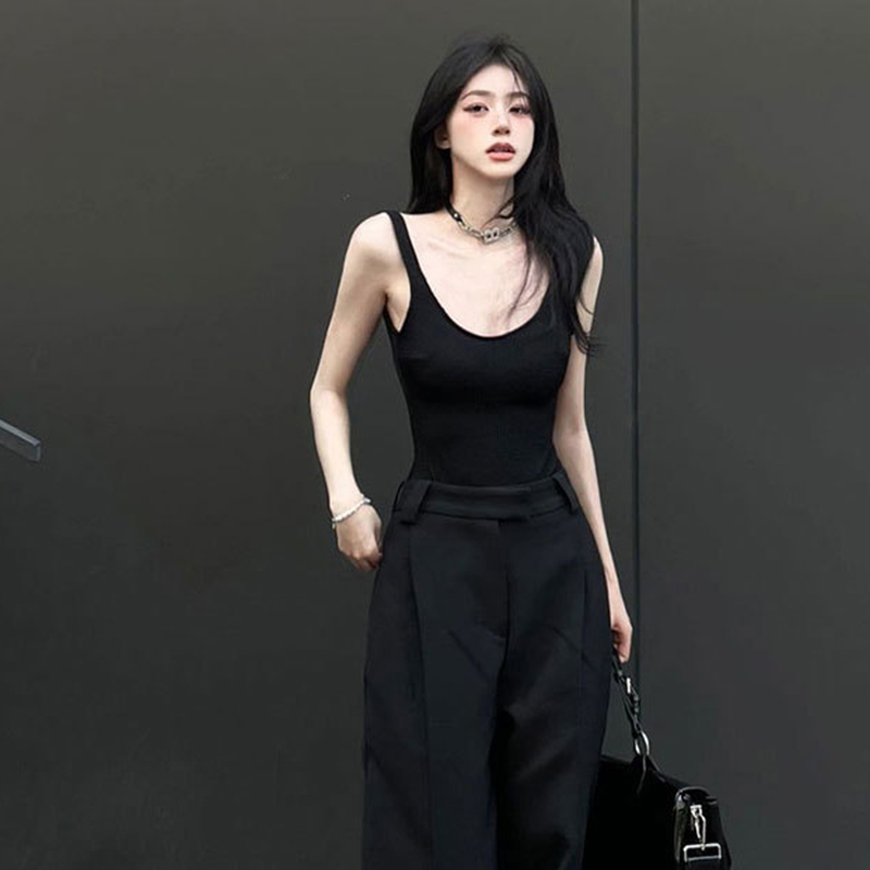 Zwarte bodysuit met bandjes, s - Suspender Tank Top recensie en prijs