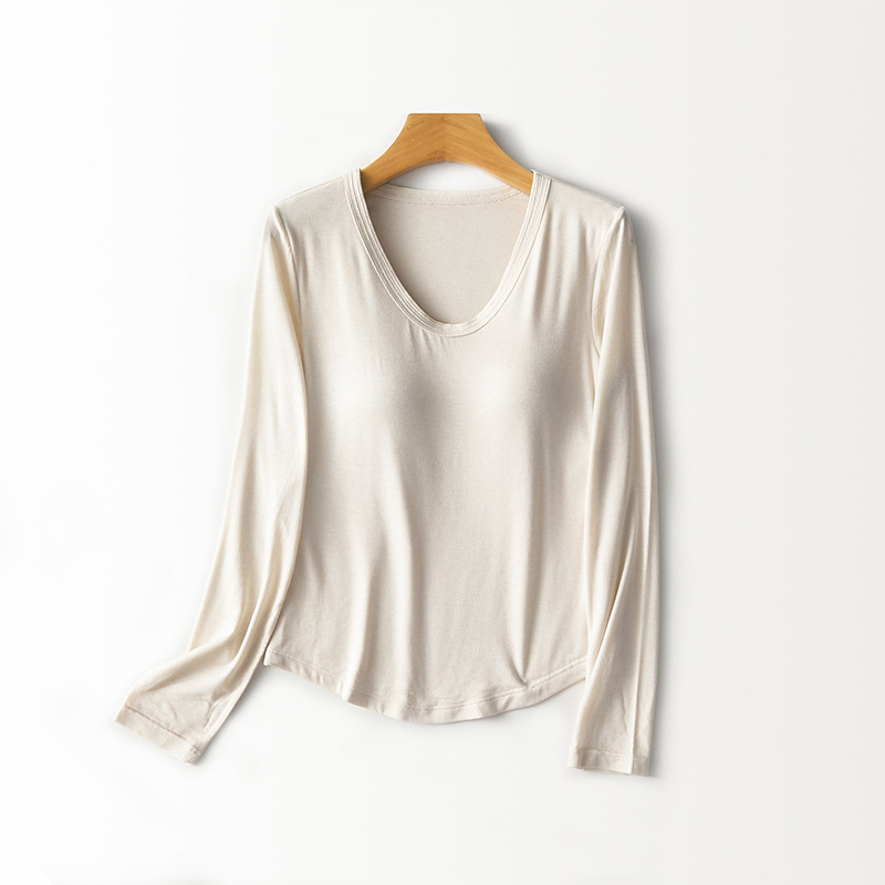 Dames top met U-hals en lange  - Base Layer Top recensie en prijs