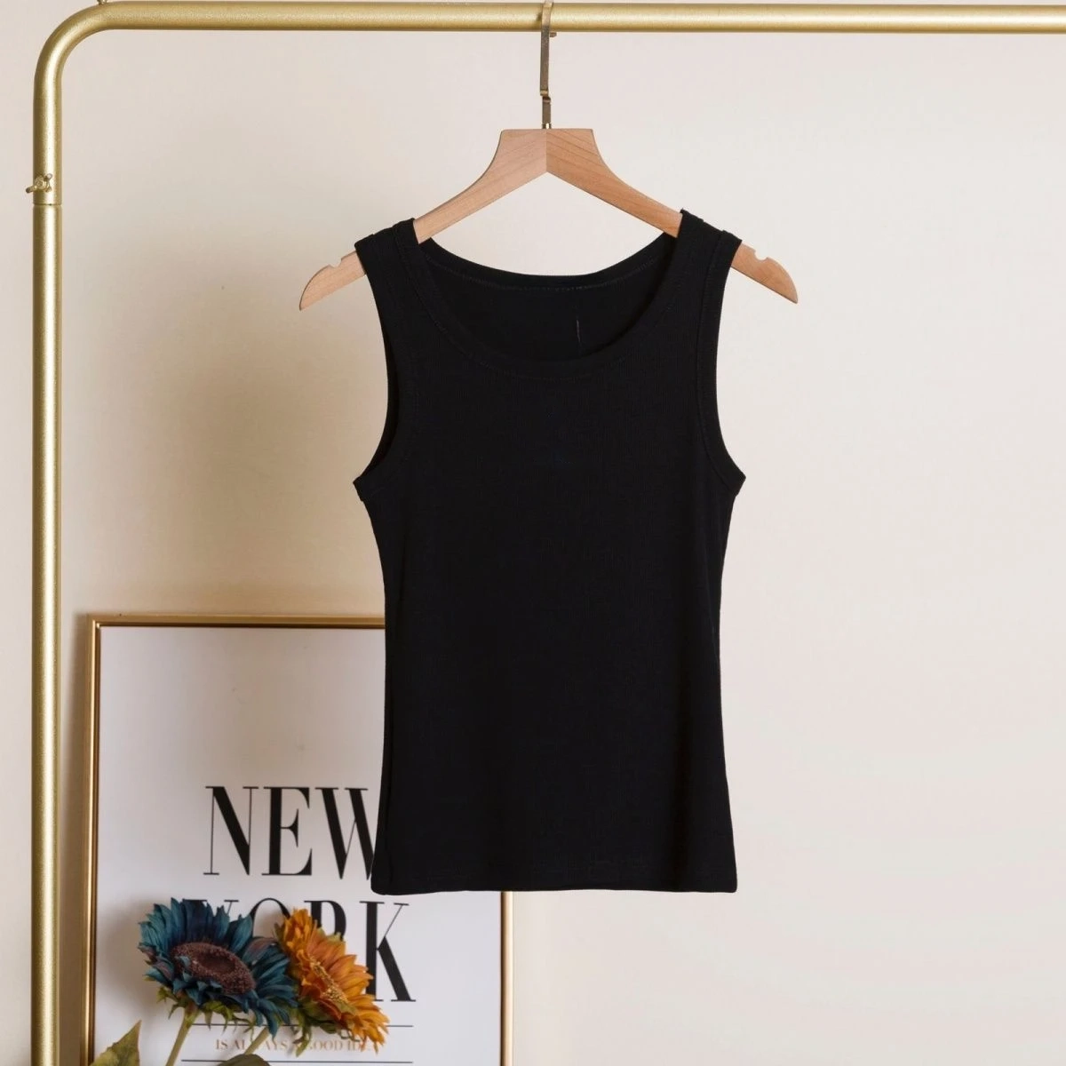 Geribbelde tanktop met Lady Lu - Tank Top Ribbed recensie en prijs